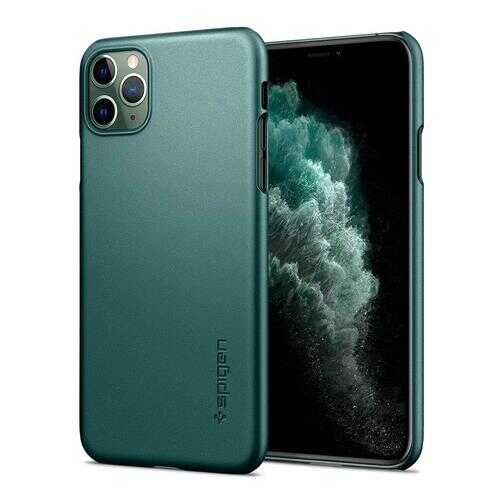 Чехол Spigen Thin Fit для iPhone 11 Pro Max (Midnight Green) в МегаФон