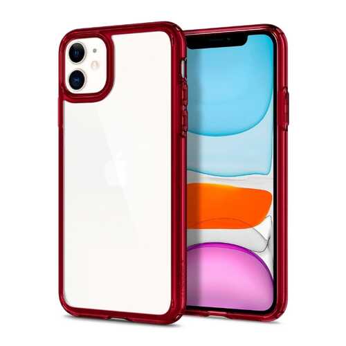 Чехол Spigen Ultra Hybrid (ACS00405) для iPhone 11 (Red) в МегаФон