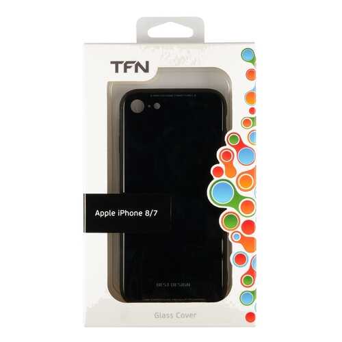 Чехол TFN для Iphone 8/7 Glass Black в МегаФон