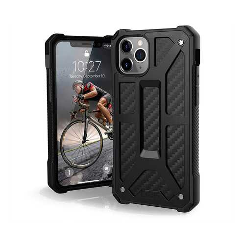 Чехол Urban Armor Gear Monarch для iPhone 11 Pro Max Carbon Fiber в МегаФон