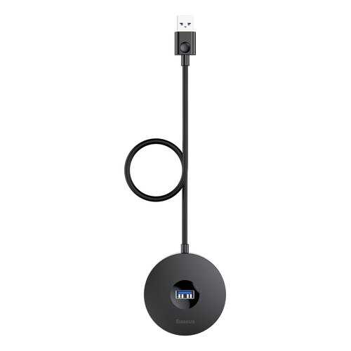 Адаптер Baseus round box USB HUB adapter 1m Black в МегаФон