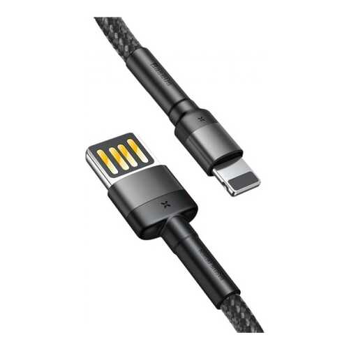 Кабель Baseus Cafule Cable Lightning 1m Grey/Black/Black в МегаФон