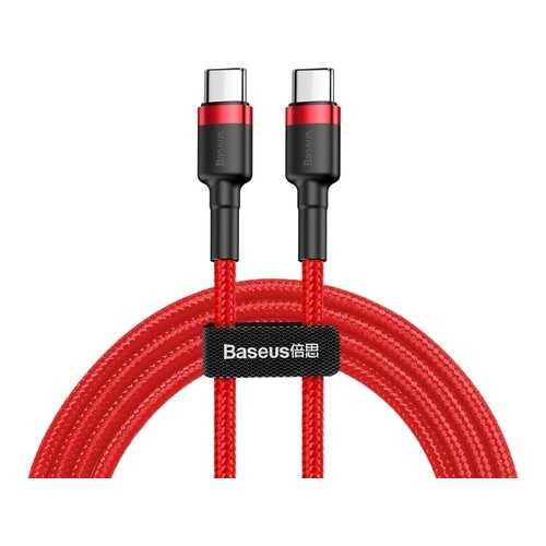 Кабель Baseus Cafule Type-C 1m Red/Black/Red в МегаФон
