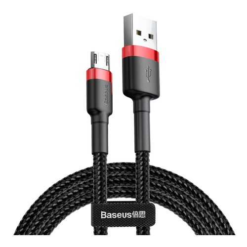 Кабель Baseus Cafule USB - Micro USB 2A 3м Black/Red (CAMKLF-H91) в МегаФон