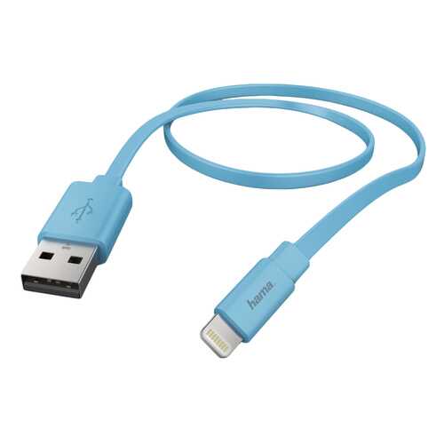 Кабель Hama 173646 Lightning 1,2м Blue в МегаФон