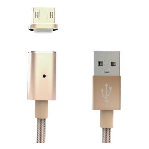 Кабель InterStep microUSB 1м Gold в МегаФон