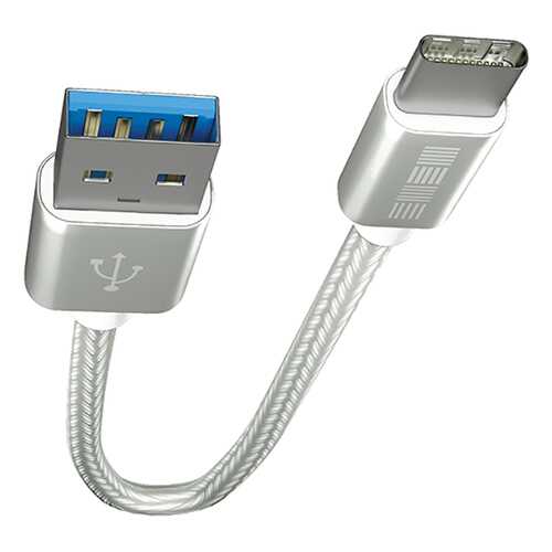 Кабель InterStep Type-C 0,2м Silver в МегаФон