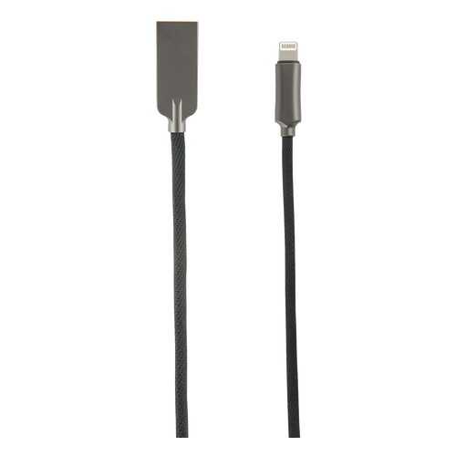 Кабель Red Line LX13 Zync alloy USB - Lightning, Black в МегаФон