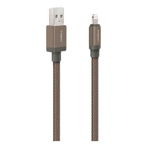 Кабель Rombica CB-LK02 Lighting 1,5м Khaki в МегаФон