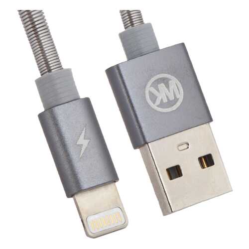 Кабель WK wdc-013 Lightning 1м Silver в МегаФон
