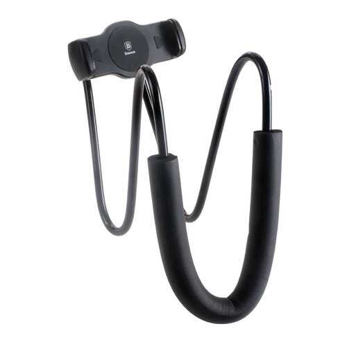 Держатель Baseus New Neck-Mounted Lazy Bracket Most of mobile devices 4-10 inch Black в МегаФон
