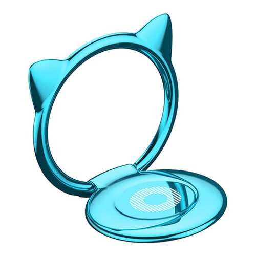 Кольцо-держатель Baseus Cat Ear Ring Bracket Blue в МегаФон