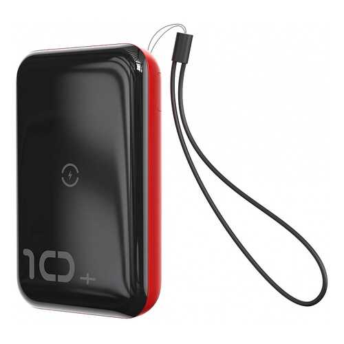 Внешний аккумулятор Baseus Mini S Bracket 10W Wireless Charger 10000mAh Black/Red в МегаФон