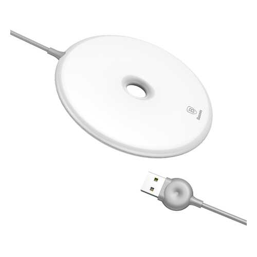 Беспроводное зарядное устройство Baseus Donut Wireless Charger White в МегаФон