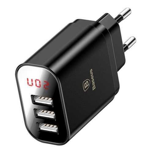 Сетевое зарядное устройство Baseus Mirror Lake 3USB 3.4A Black в МегаФон