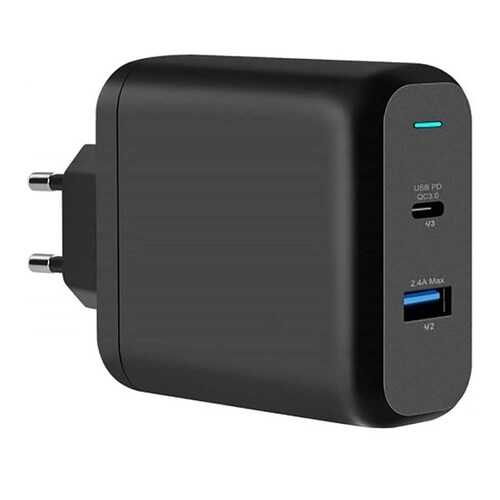 Сетевое зарядное устройство InterStep PD30W USB-C USB 12W Black в МегаФон