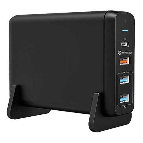 Сетевое зарядное устройство InterStep PD75W USB-C 2USB 24W Black в МегаФон