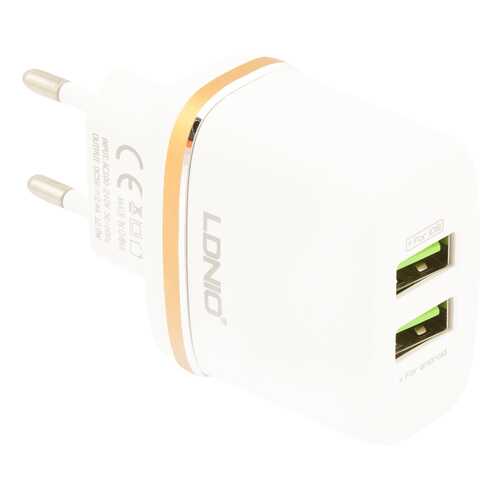 Сетевое зарядное устройство LDNIO DL-AC52 2 USB 2,4A White в МегаФон