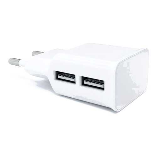 Сетевое зарядное устройство Red Line 2 USB , 2.1A White в МегаФон