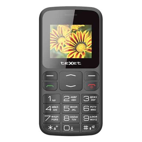 Мобильный телефон teXet TM-B208 Black в МегаФон