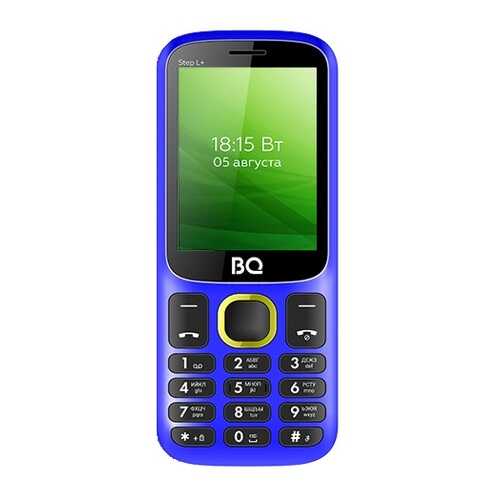 Мобильный телефон BQ 2440 Step L+ Blue/Yellow в МегаФон