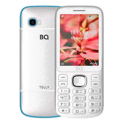 Мобильный телефон BQ-2808 TELLY White/Blue в МегаФон