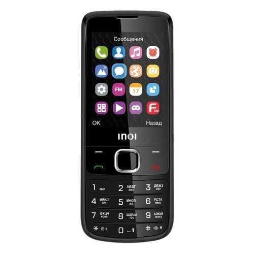 Мобильный телефон INOI 243 Black в МегаФон