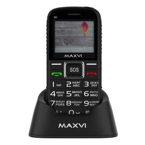 Мобильный телефон Maxvi B5 Black в МегаФон