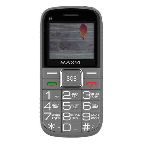 Мобильный телефон Maxvi B5 Grey в МегаФон