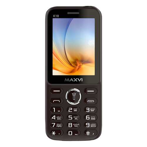 Мобильный телефон Maxvi K18 Brown в МегаФон