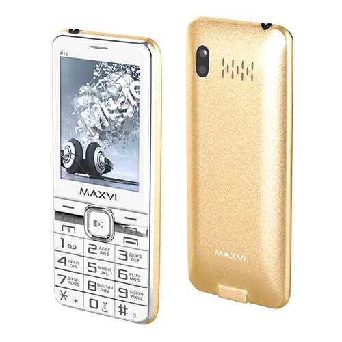 Мобильный телефон Maxvi P15 Wh/Gl в МегаФон