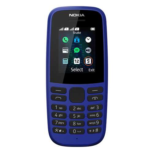Мобильный телефон Nokia 105 (TA-1174) Blue в МегаФон