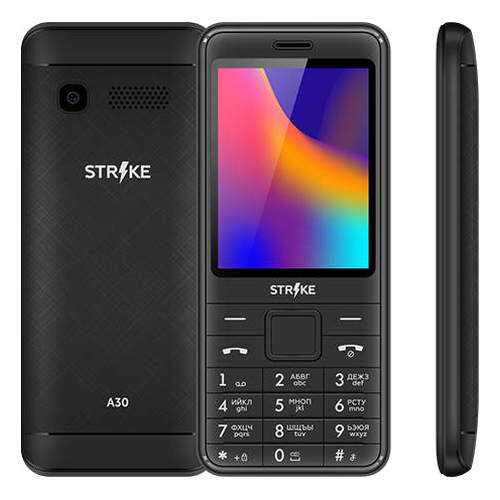 Мобильный телефон STRIKE A30 Black в МегаФон