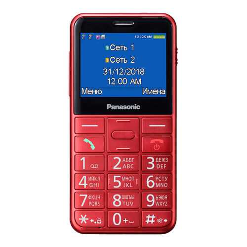 Мобильный телефон Panasonic KX-TU150 Red в МегаФон