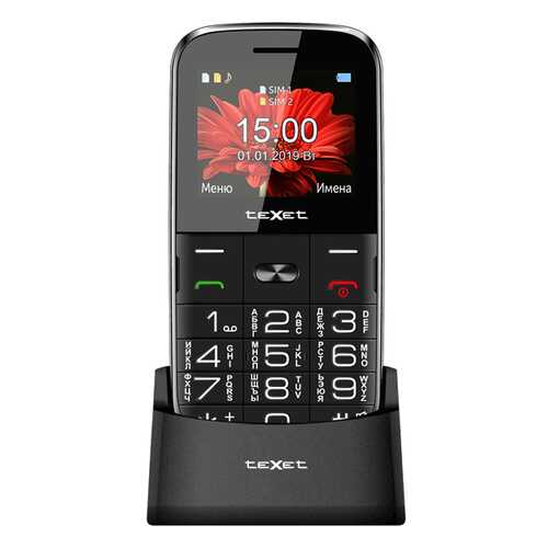 Мобильный телефон teXet TM-B227 Black в МегаФон