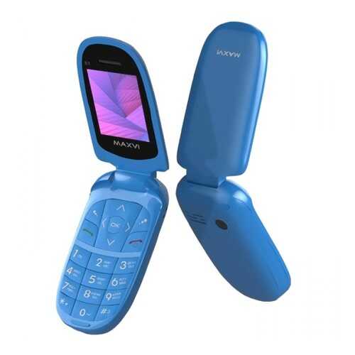 Мобильный телефон Maxvi E1 (2 SIM) Blue в МегаФон
