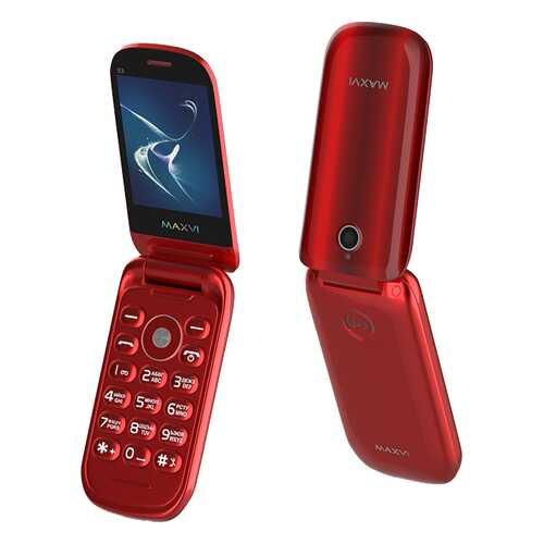 Мобильный телефон Maxvi E3 Radiance Red в МегаФон
