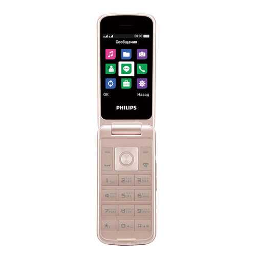 Мобильный телефон Philips Xenium E255 White в МегаФон