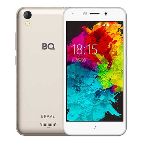 Смартфон BQ BQ-5008L Brave 16Gb Gold в МегаФон