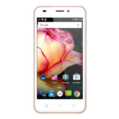 Смартфон teXet TM-5017 8Gb Pink Gold в МегаФон