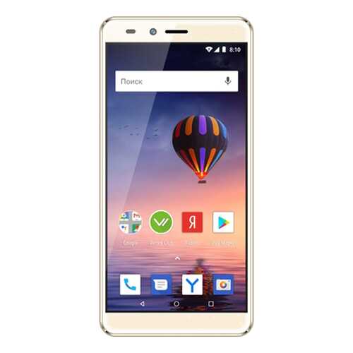 Смартфон Vertex Impress Aero 8Gb Gold в МегаФон