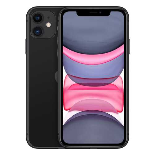 Смартфон Apple iPhone 11 128GB Black (MWM02RU/A) в МегаФон