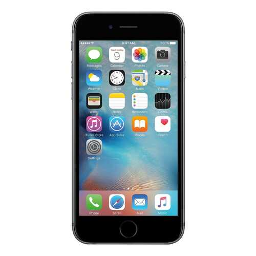 Смартфон Apple iPhone 6s 64Gb Space Gray (FKQN2RU/A) восстановленный в МегаФон