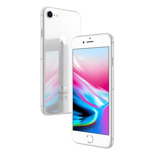 Смартфон Apple iPhone 8 128GB Silver (MX172RU/A) в МегаФон