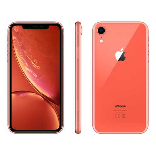 Смартфон Apple iPhone XR 128GB Coral (MRYG2RU/A) в МегаФон